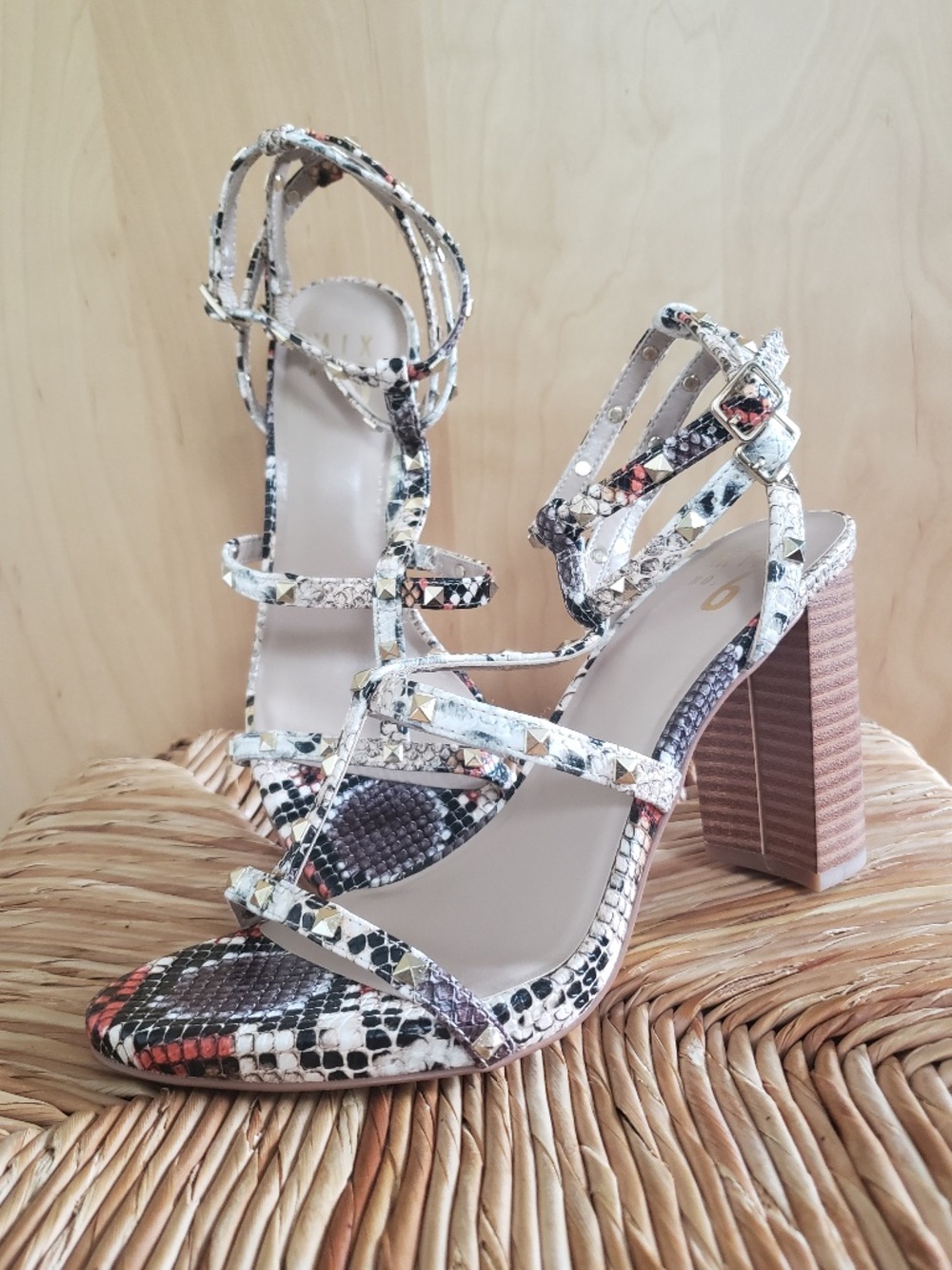 Gladiator Style Studded Sandals Size 8 NEW